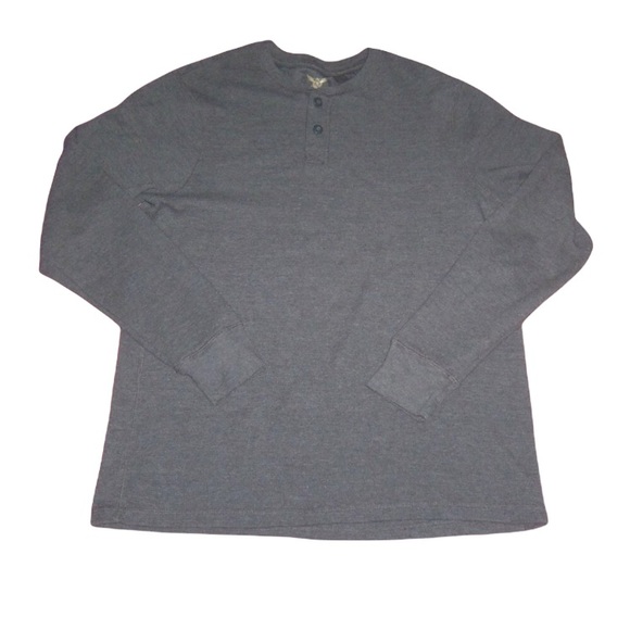 Faded Glory Other - Faded Glory Grey Long Sleeve Thermal Shirt - Men's XLT